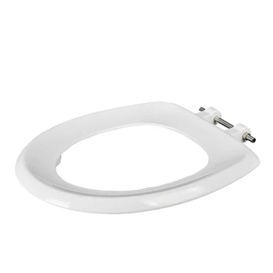 Siège de toilette avec charnière à barre métallique