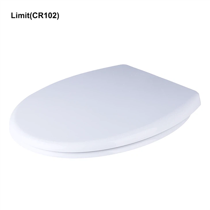 Sièges de toilettes à fermeture lente en blanc